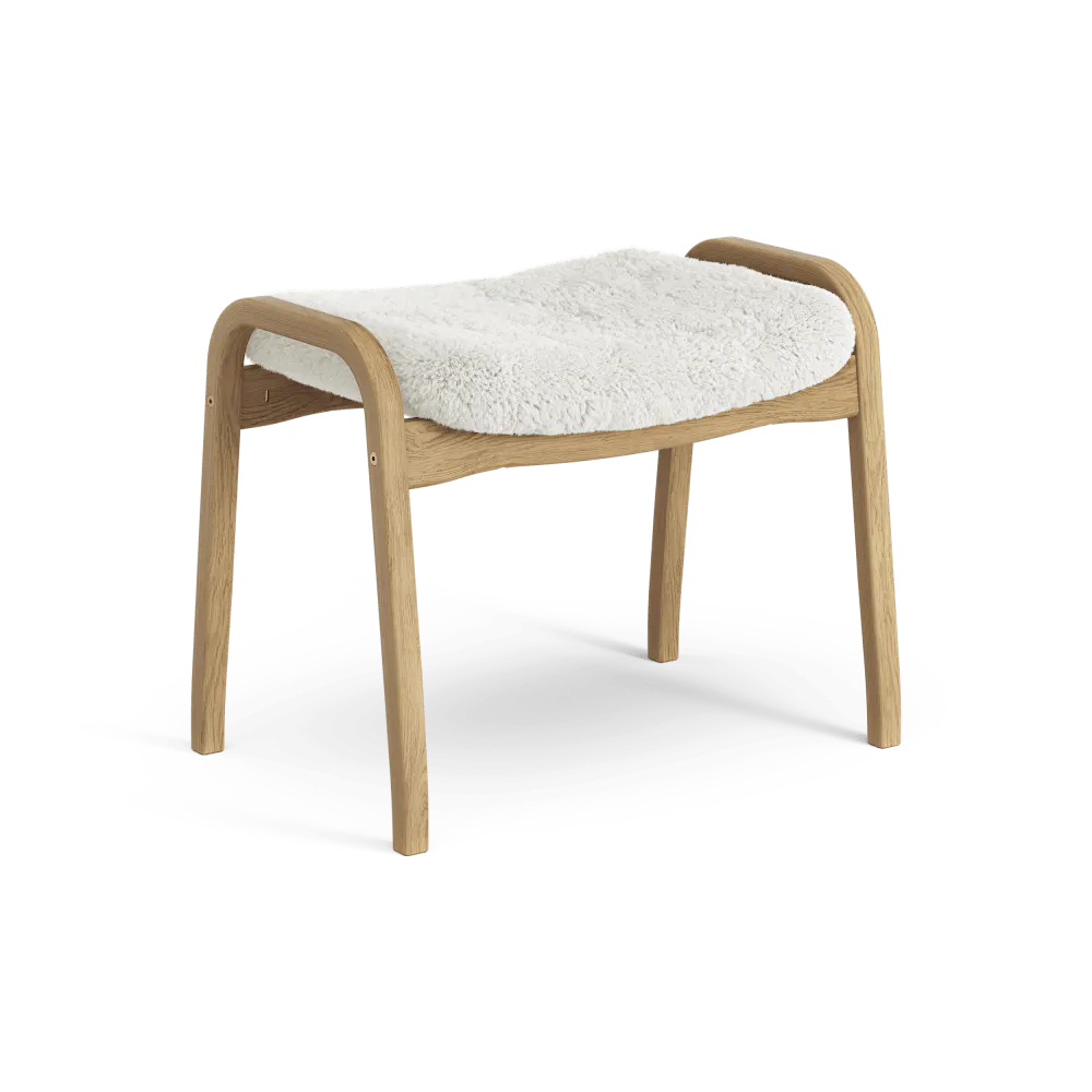 Lamino Footstool Oak